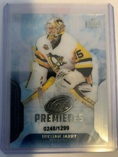 2016-17 Upper Deck Ice Hockey #138 Tristan Jarry Ice Premieres /1299 Pittsburgh