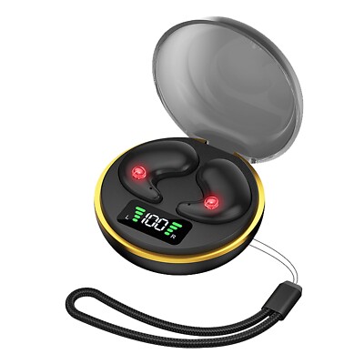 2025 Invisible Sleep Bluetooth Earbuds TWS 5.3 Wireless Earphone for Any Phone