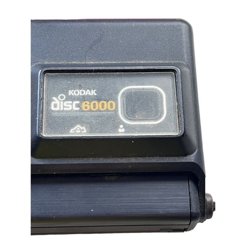 Muñequera de cadena negra para cámara Kodak Disc 6000 vintage suena como si estuviera funcionando - Imagen 2 de 11