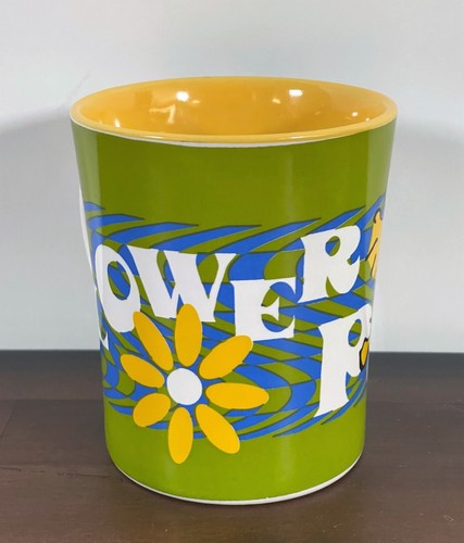 Peanuts Charlie Brown & Gang Woodstock Flower Power Peace Sign Coffee Cup Mug - Picture 4 of 9