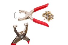 1/4" Eyelet Plier Setting Pliers with 75 Eyelets