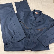 Dickies Coveralls Mens 44 Long Blue Workwear Utility Jumpsuit Pants Industrial