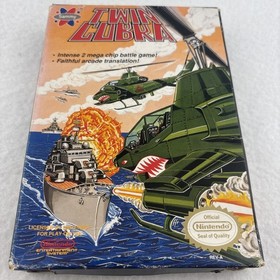 Twin Cobra &ndash; NES &ndash; Cartridge, Box & Sleeve Only &ndash; 1990 American Sammy &ndash; Tested