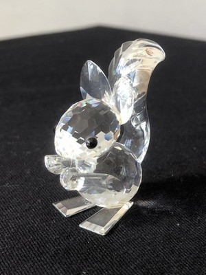 Swarovski Miniatur Kristall Eichhörnchen 1985 aus Woodland Friends Collection