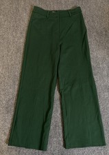 Bagatelle Collection Womens Large Dark Green Rayon Spandex Stretch Pants Zip