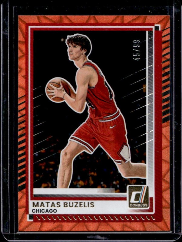 2025-26 Panini Donruss Matas Buzelis Explosion #/99 Bulls
