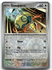 Dunsparce 079/131 SV: Prismatic Evolutions Common Reverse Holo Pokemon TCG NM
