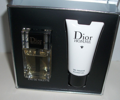 Dior Homme Travel Mini Gift Set 2 pcs .34 EDT Mini Splash & .67 oz Shower Gel