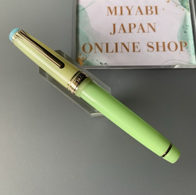 #ad SAILOR Pro Gear Slim Nonble Original Bird Series Vol.1 Budgerigar Green 14K NEW $499.00