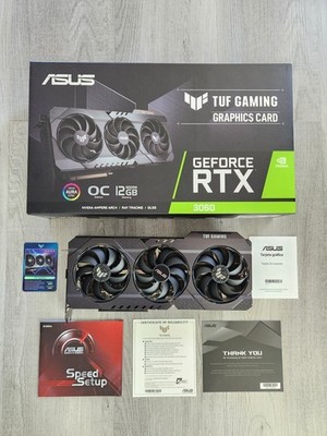 ASUS TUF NVIDIA GeForce RTX 3060 12GB OC Edition GDDR6 Graphics Card GPU