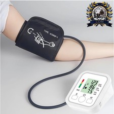 Digital Upper Arm Blood Pressure Monitor Automatic BP Tonometer Pulse Machine
