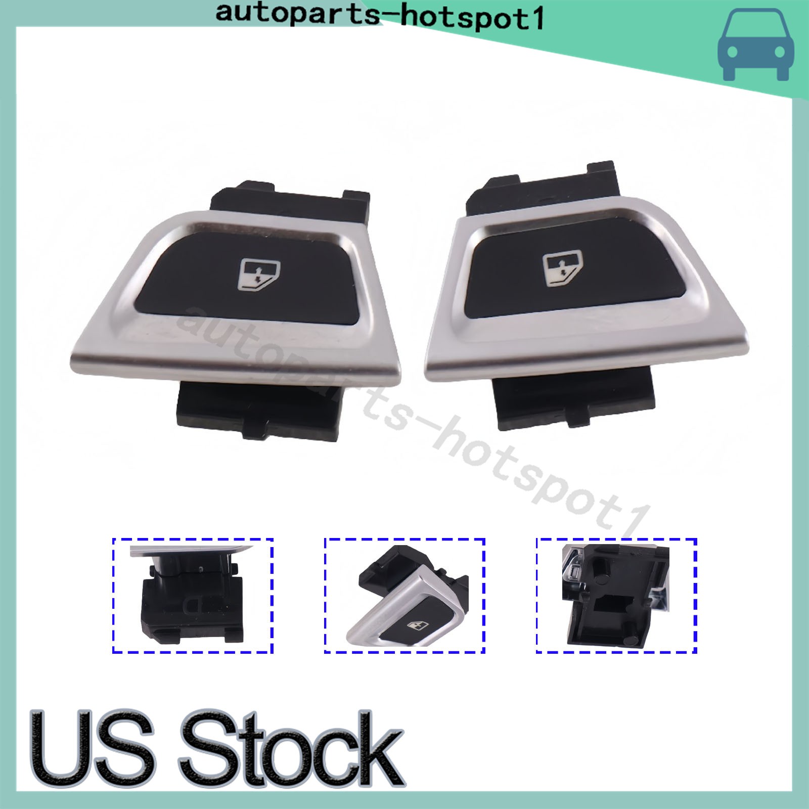 Pair Window Switch Button Holder Bracket For Ferrari California T 309096