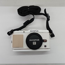  Excellent Olympus PEN E-P3 12.3MP White Digital Camera w/ Lens Charger Japan