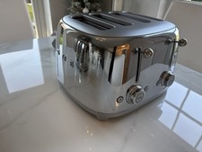 SMEG 4 slice toaster chrome