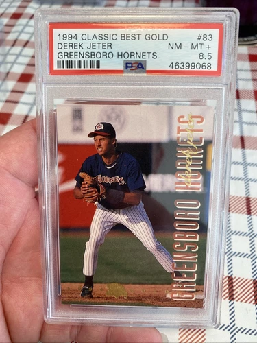 1994 Classic Best Derek Jeter #83 Gold RC PSA NMMT+ 8.5 HOF Yankees BLAZER🔥