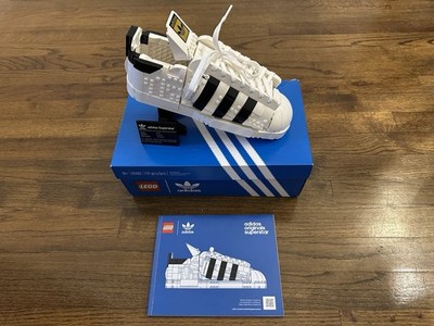 LEGO Icons Adidas Originals Superstar Shoe #10282 COMPLETE w/ BOX + INSTRUCTIONS