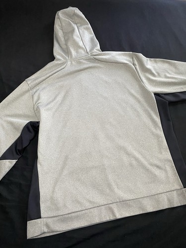 Nike Therma-Fit Mens XXL Gray Pullover Hoodie Fleece Athletic Workout Sweatshirt - Picture 9 of 9