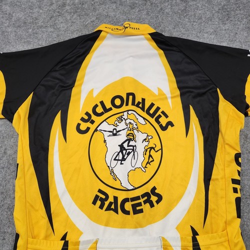 VTG Cyclonauts Racers Cycling Jersey Mens L Large Voler Bike USA Made - Picture 13 of 14