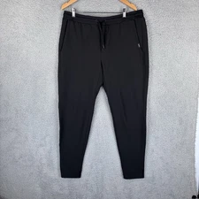 UNRL Apex Jogger Pants Mens Size XL Black Athletic Fit Performance Tapered EUC