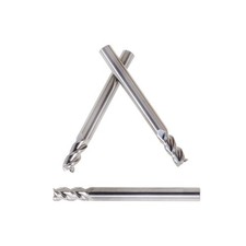 3 Pieces 1/4" Alu-Power 3 Flute Regular Carbide End Mill For Aluminum