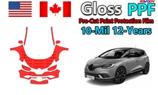 Gloss PreCut PPF Paint Protection Film For Renault Scenic S-Expression 2017-2020
