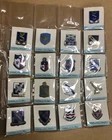 17 WW2 MILITARY crest pins INFANTRY REGIMENTS  137th-148th screwbacks STUD PINS