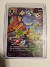 Aladdin  Genie Mischievous Pals Enchanted Lorcana Attack Of The Vine 232/207 NM