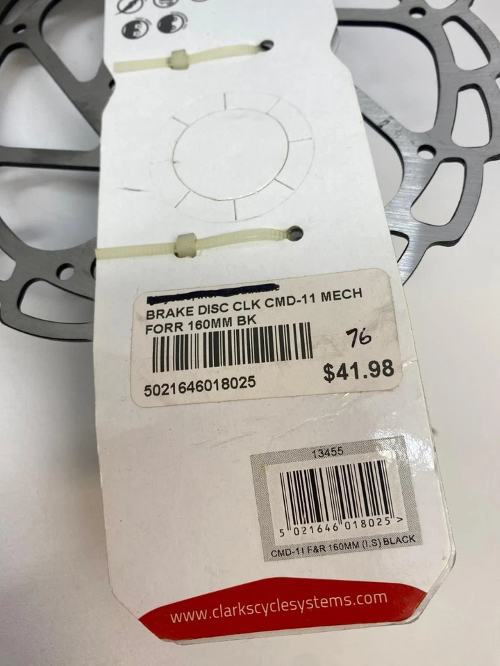 new Clarks CMD-11 Mechanical Disc front or rear brake 160mm - Image 4 of 4