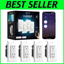 Fire Resistant Smart Outlet, App & Voice Control