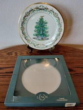 Lenox Christmas Trees Around The World Italy 1997 Christmas Tree Vtg Plate