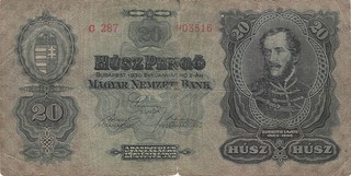 Hungary 20 Pengo 1930