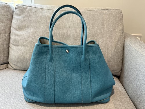 Hermes Garden Party 36 PM tote bag Turquoise