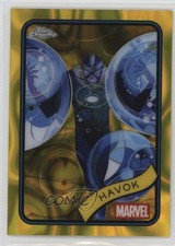 2025 Topps Chrome Marvel Comics Yellow Lava Refractor Havok #19 1r8l