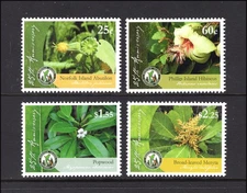 M29418 AustraliaNorfolk Is 2011 25th Anniv Nat Parks X4 UMM Sg 1115/8 Cat £15