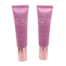 LOT OF 2 Clarins SOS Face Primer LAVENDER Brightens Sallow Skin 1oz each