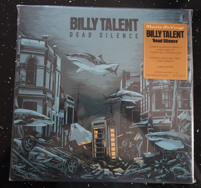 Billy Talent DEAD SILENCE 2021 LTD ED NUMBERED 302 CRYSTAL WATER VINYL SEALED