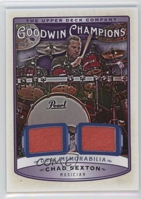 2019 Upper Deck Goodwin Champions Memorabilia Dual Swatch Chad Sexton 03xg