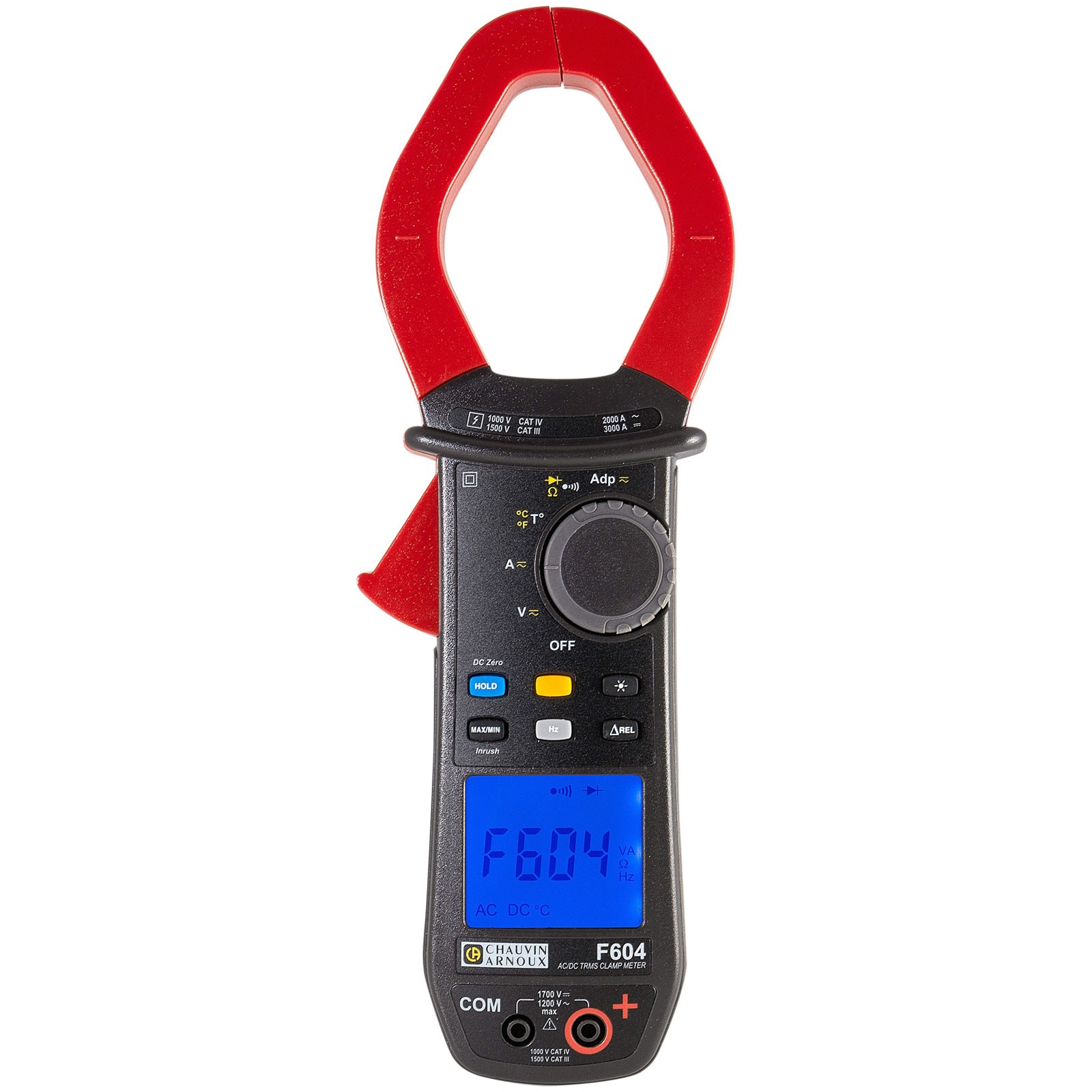 Chauvin Arnoux F604, Clamp meter with carry case
