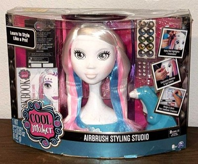 Spin Master Cool Maker Airbrush Styling Studio Head Complete Set NEW In Box