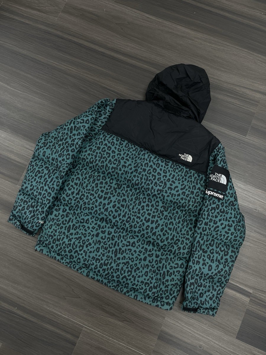 Supreme X The North Face Leopard Nuptse Jacket Size L | eBay