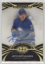 2022-23 Upper Deck Ultimate Collection Black 4/10 Arttu Ruotsalainen Auto 1i8t