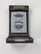 Bob Dylan Zippo Lighter USA Tour Merchandise Vintage