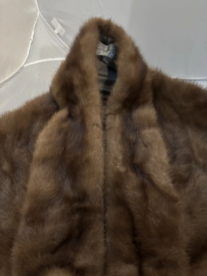 Blonde Mink Or Sable Fur Stole Wrap Scarf Collar Tie Adjustable Vtg Euc 1940s 50 - Image 2 of 4