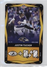 2024 Uno Elite Yellow Justin Tucker #175 0c4