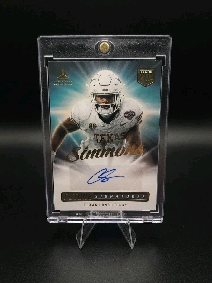 Colin Simmons 2025 Panini Luminance #NIL-CSS Future Signatures NIL Auto
