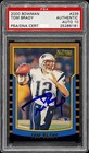 Tom Brady 2000 Bowman #236 Rookie Card Signed PSA/DNA Auto 1