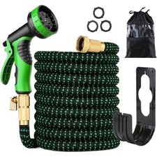 75ft Expandable Garden Hose with 10 Pattern S...
