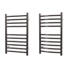 Image of UK Radiators Towel Radiator Towel Rail Stainless Bathroom Flat|Curved Ladder