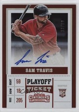 2017 Chronicles Contenders Rookie Playoff Ticket 13/99 Sam Travis #23 Auto 09wc