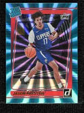 2021-22 Panini Donruss Rated Rookie Holo Teal Laser Jason Preston #210 0we5